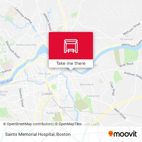 Saints Memorial Hospital map