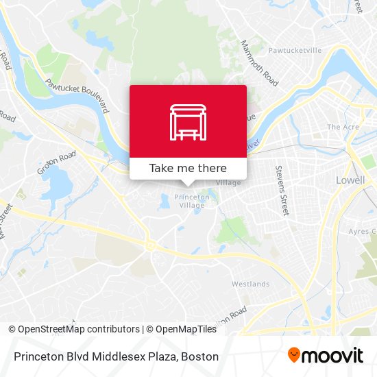 Princeton Blvd Middlesex Plaza map