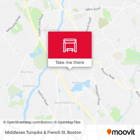 Mapa de Middlesex Turnpike & French St