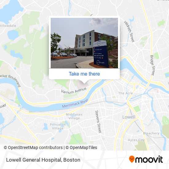 Mapa de Lowell General Hospital