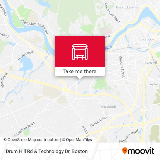 Drum Hill Rd & Technology Dr map