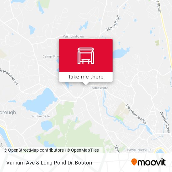 Varnum Ave & Long Pond Dr map