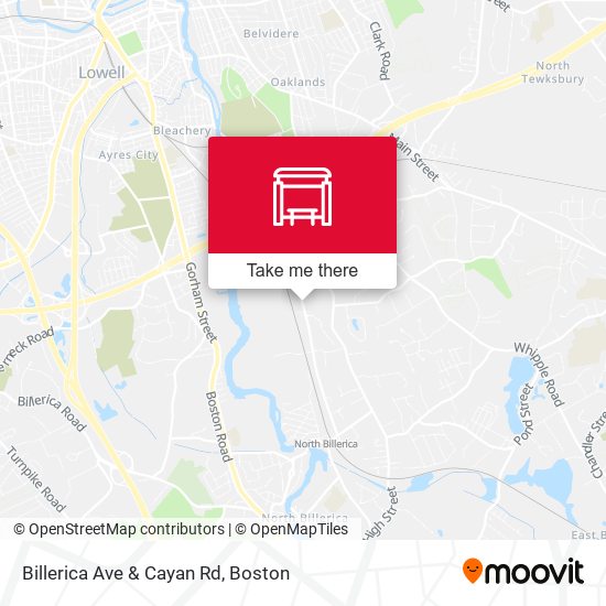 Mapa de Billerica Ave & Cayan Rd