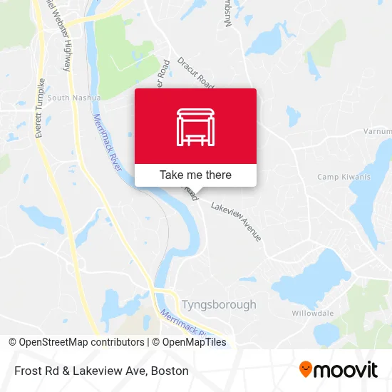 Frost Rd & Lakeview Ave map