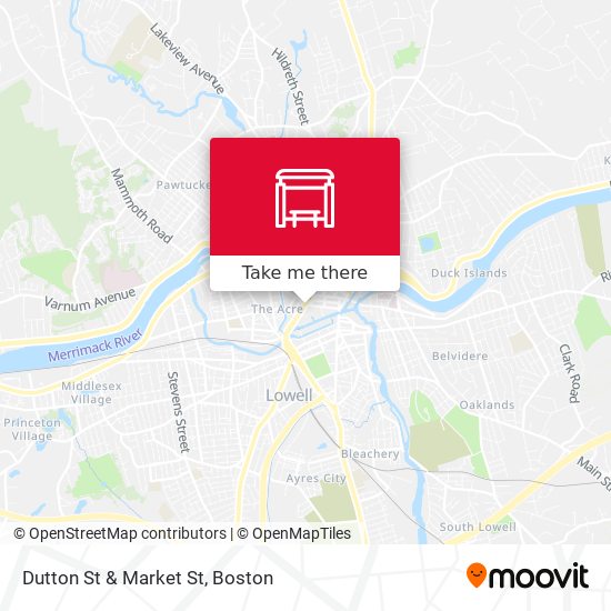 Dutton St & Market St map