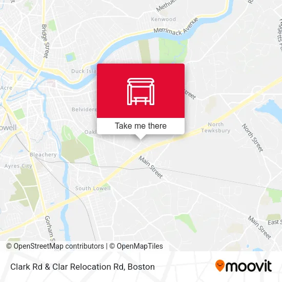 Clark Rd & Clar Relocation Rd map