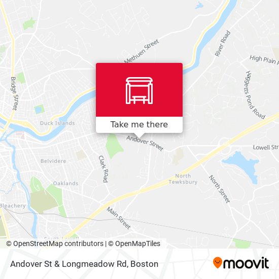 Mapa de Andover St & Longmeadow Rd