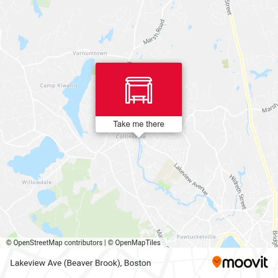Lakeview Ave (Beaver Brook) map