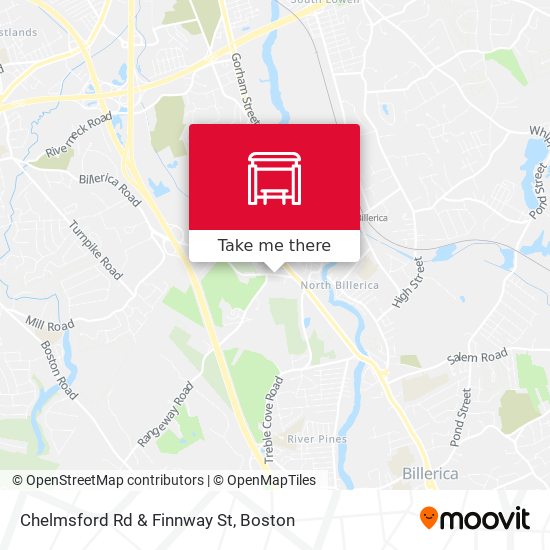 Mapa de Chelmsford Rd & Finnway St