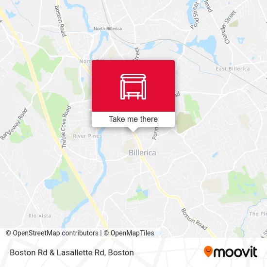 Boston Rd & Lasallette Rd map