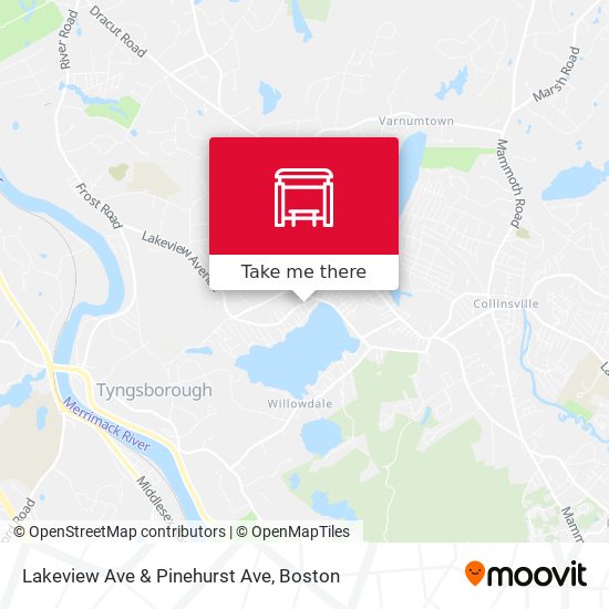 Mapa de Lakeview Ave & Pinehurst Ave