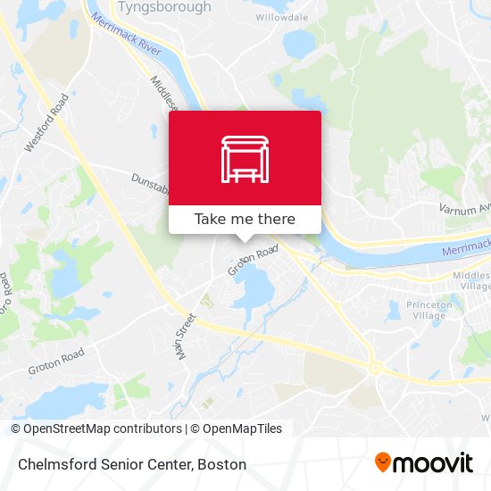 Mapa de Chelmsford Senior Center