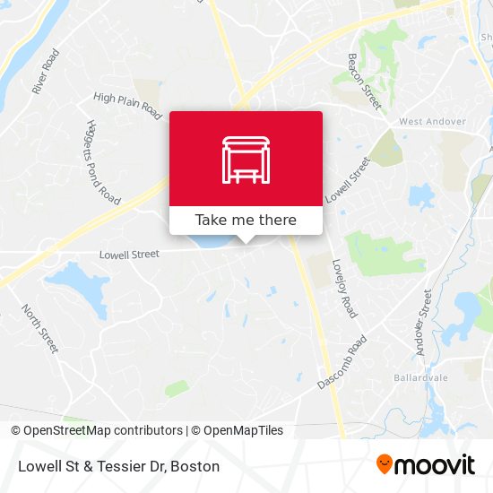 Lowell St & Tessier Dr map