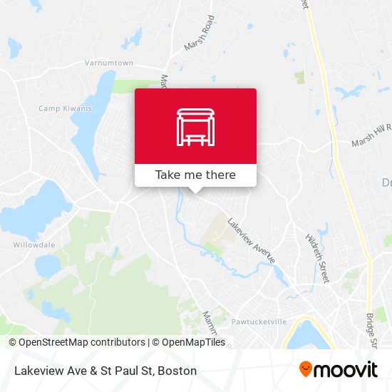 Lakeview Ave & St Paul St map