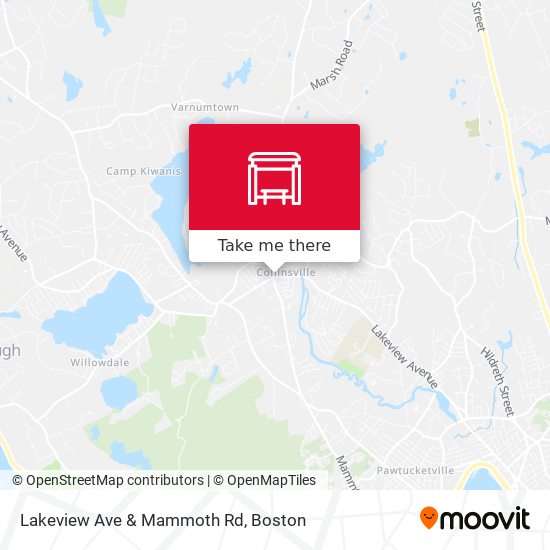 Mapa de Lakeview Ave & Mammoth Rd