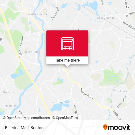 Billerica Mall map