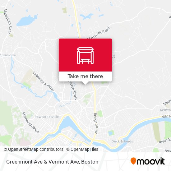 Greenmont Ave & Vermont Ave map