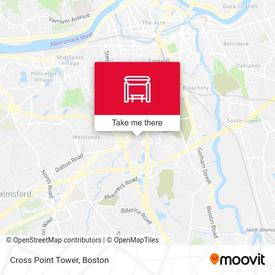 Cross Point Tower map