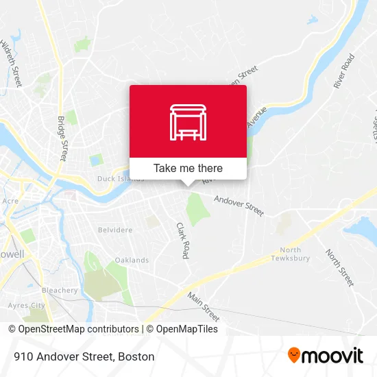 910 Andover Street map