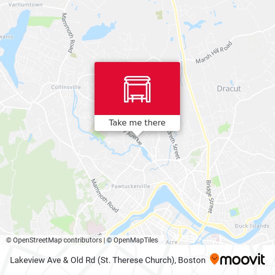 Lakeview Ave & Old Rd (St. Therese Church) map