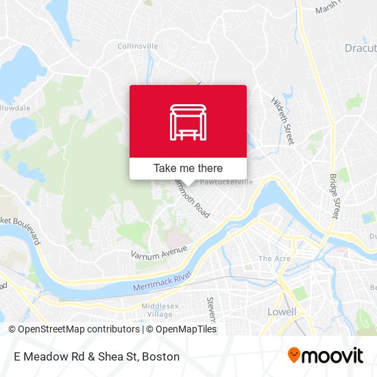 Mapa de E Meadow Rd & Shea St
