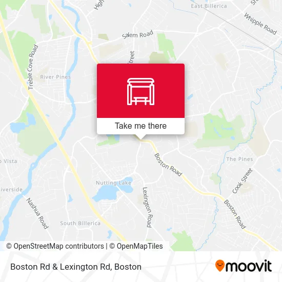 Boston Rd & Lexington Rd map