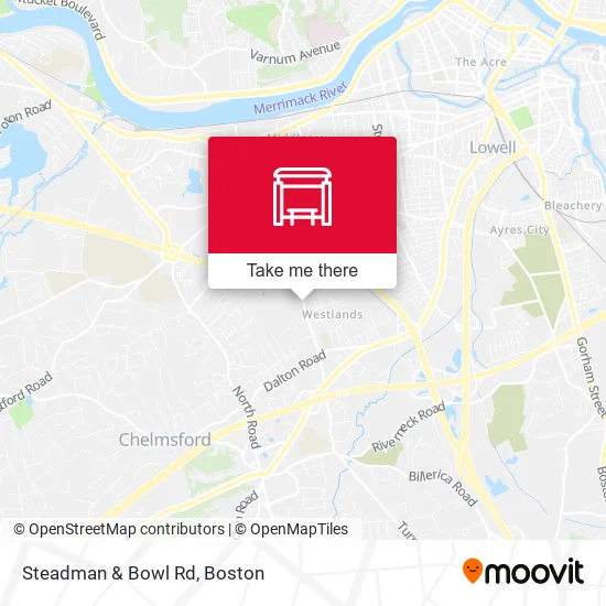 Steadman & Bowl Rd map