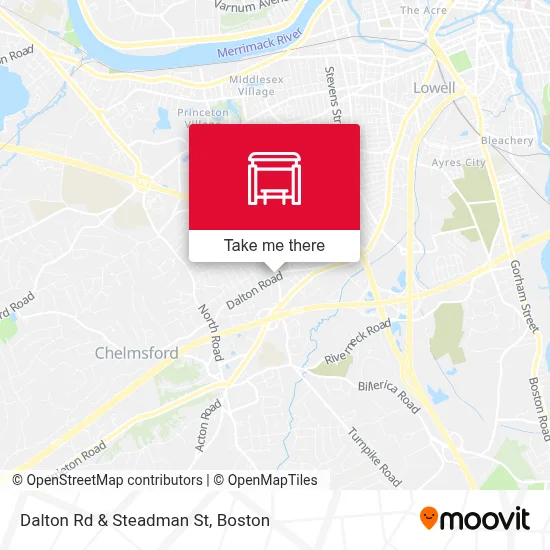Dalton Rd & Steadman St map
