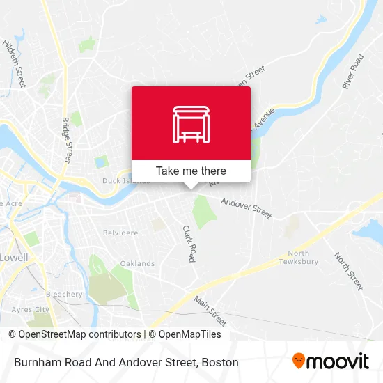 Burnham Road And Andover Street map