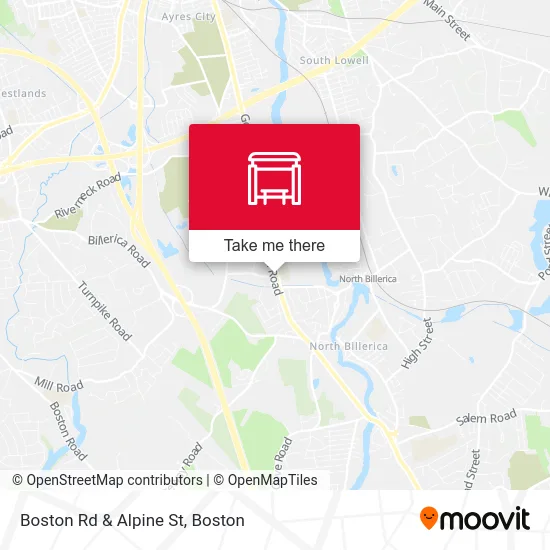 Boston Rd & Alpine St map