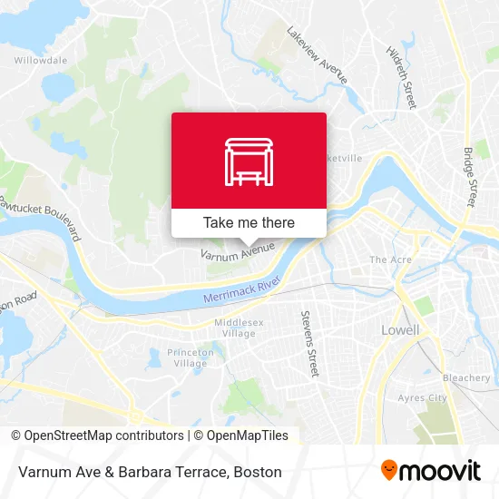 Varnum Ave & Barbara Terrace map