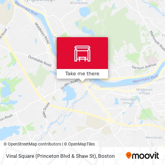 Vinal Square (Princeton Blvd & Shaw St) map