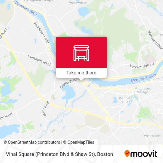 Vinal Square (Princeton Blvd & Shaw St) map