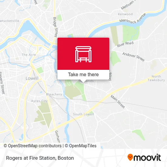 Rogers at Fire Station map