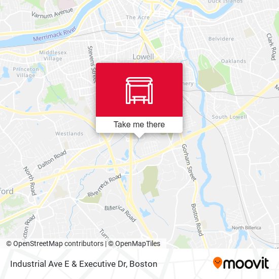 Industrial Ave E & Executive Dr map