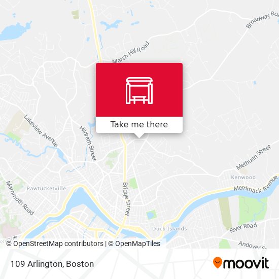 109 Arlington map