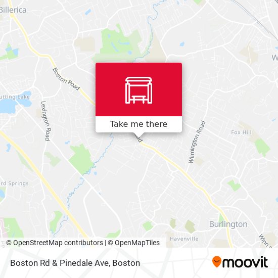 Boston Rd & Pinedale Ave map