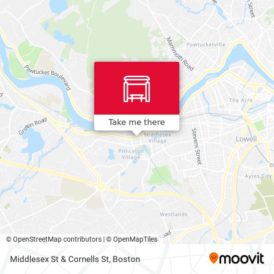 Mapa de Middlesex St & Cornells St