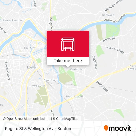 Rogers St & Wellington Ave map