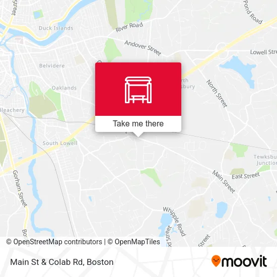 Main St & Colab Rd map