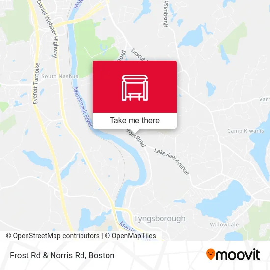 Frost Rd & Norris Rd map