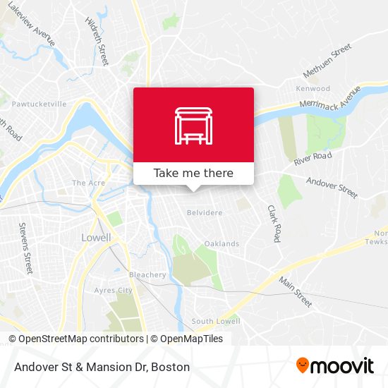 Andover St & Mansion Dr map