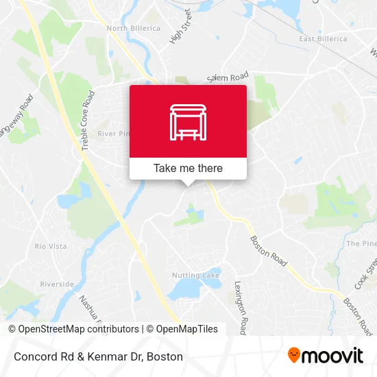 Concord Rd & Kenmar Dr map