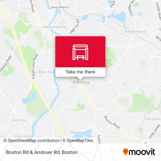 Boston Rd & Andover Rd map