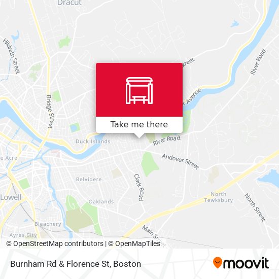 Mapa de Burnham Rd & Florence St