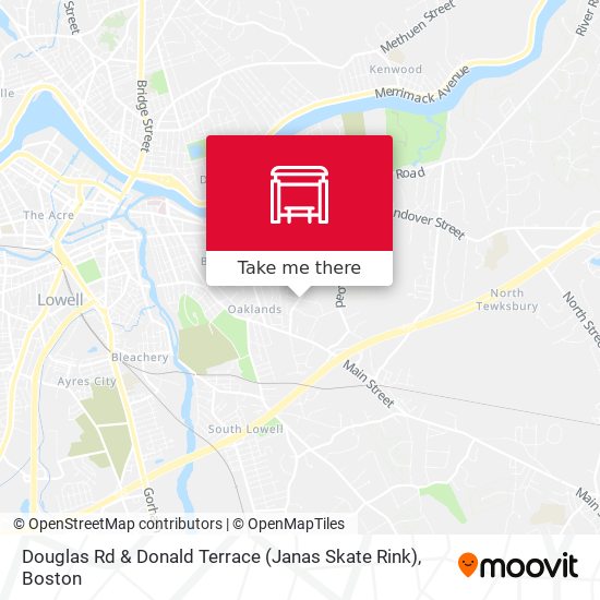 Douglas Rd & Donald Terrace (Janas Skate Rink) map