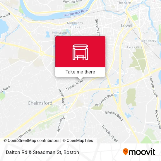 Dalton Rd & Steadman St map