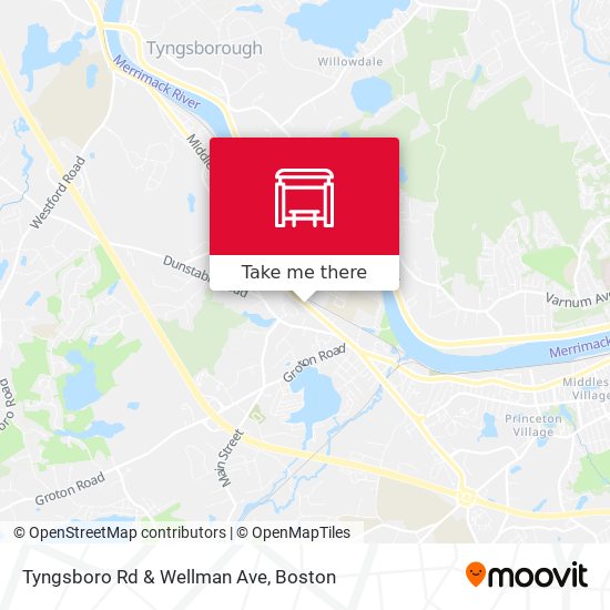 Tyngsboro Rd & Wellman Ave map