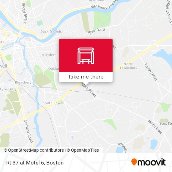 Mapa de Rt 37 at Motel 6