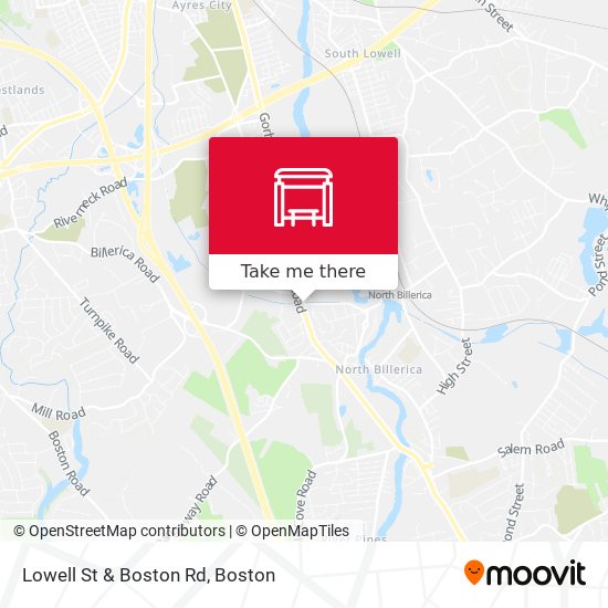 Lowell St & Boston Rd map